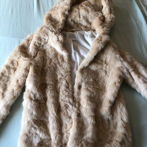 Zara for kids faux fur jacket